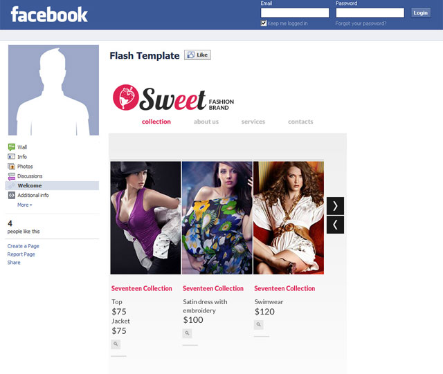 Facebook  Templates