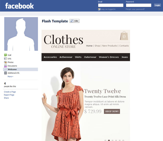 Facebook  Templates