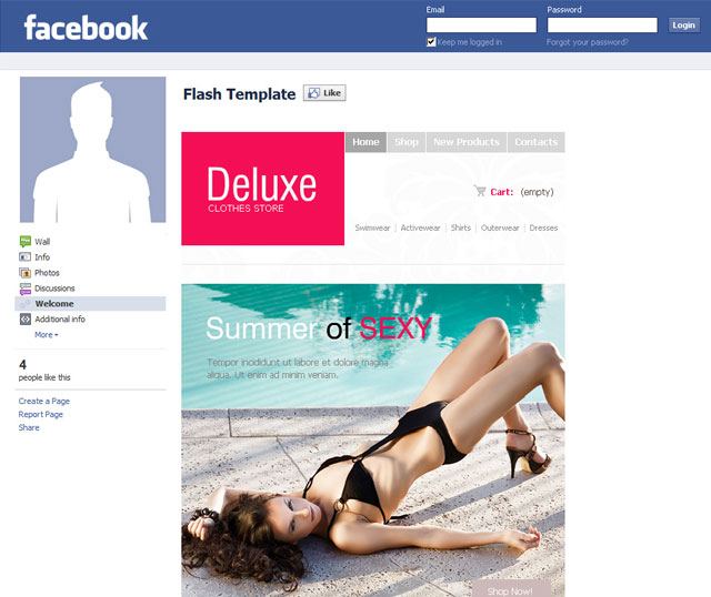 Facebook  Templates