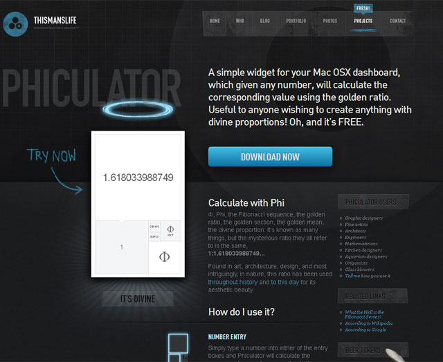 The Golden Ratio in Web Design