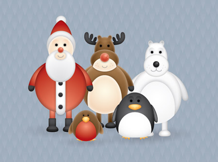 Christmas Greeting Cards and Illustrations | Photoshop
