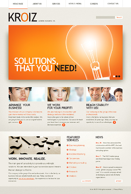 Premium CSS Template
