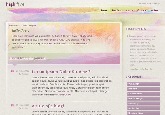 CSS Templates