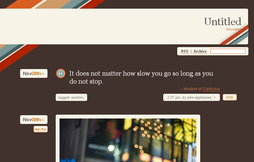 Tumblr themes