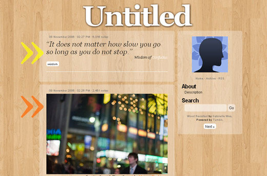 Tumblr themes