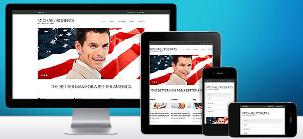 Responsive web template