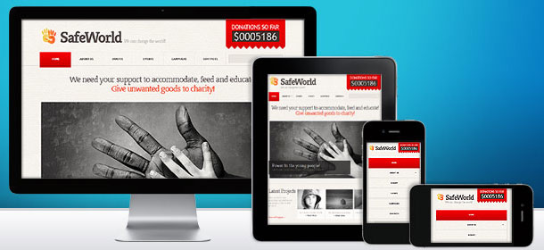 Responsive web template