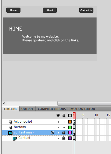 How to make a panning website in Flash