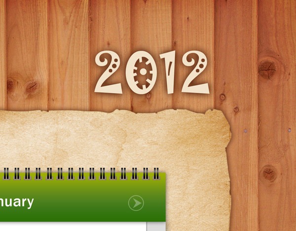 Tutorial -  Design Awesome 2012 Calendar in Photoshop 39