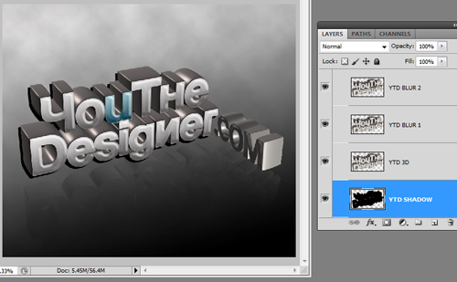 3D Typography Tutorial using Xara3D and Photoshop 32