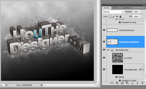 3D Typography Tutorial using Xara3D and Photoshop 40