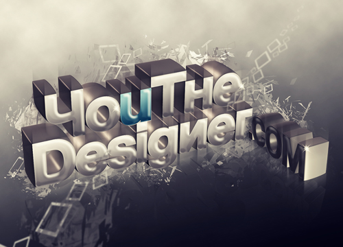 3D Typography Tutorial using Xara3D and Photoshop 44