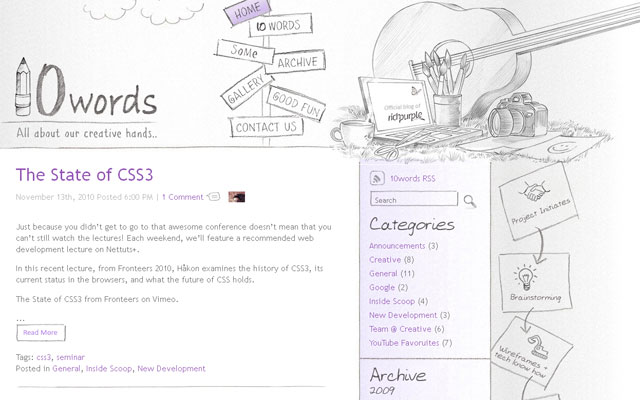 Sidebar Design