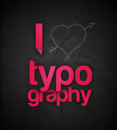 I love typograpy