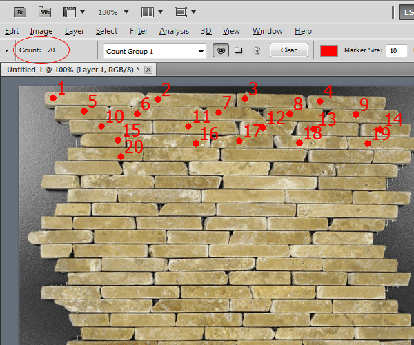Getting To Know Photoshop: The Count Tool 4