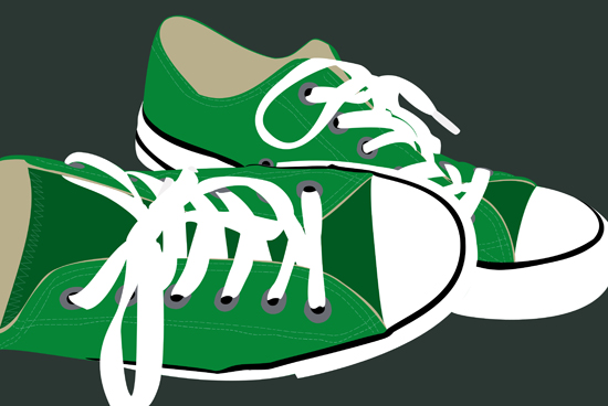 Pair of Sneakers in Photoshop