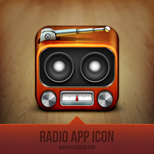 Radio App Icon Radio App Icon