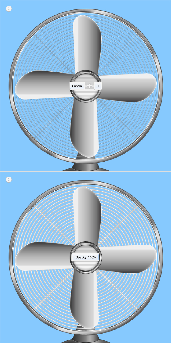 How to Create a Fan Illustration from Scratching Using Photoshop 80