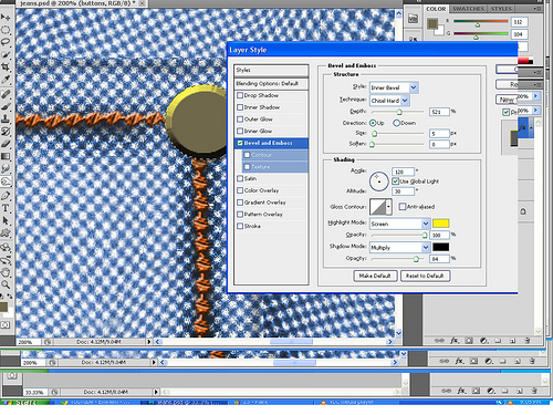 Creating Jeans Texture and Making Custom Brushes in Photoshop 29