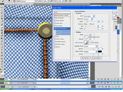 Creating Jeans Texture and Making Custom Brushes in Photoshop 33