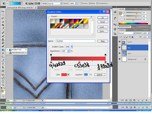 Creating Jeans Texture and Making Custom Brushes in Photoshop 38