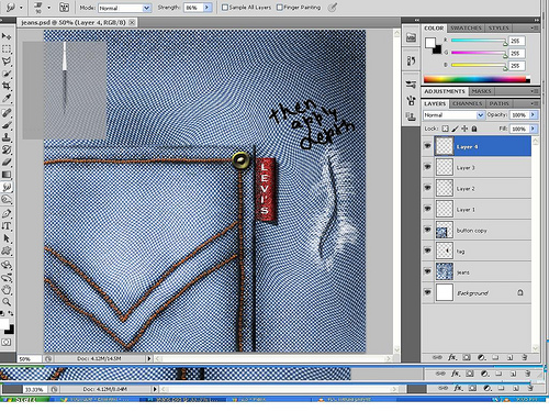 Creating Jeans Texture and Making Custom Brushes in Photoshop 52