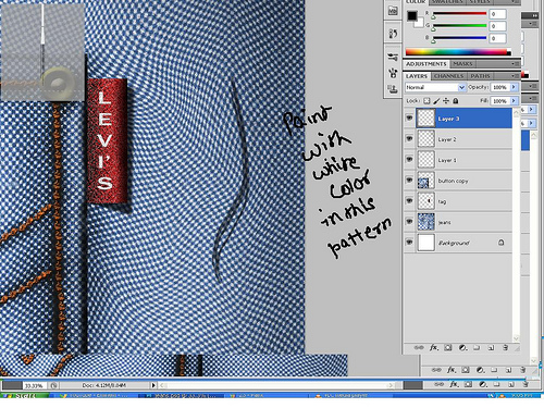 Creating Jeans Texture and Making Custom Brushes in Photoshop 51