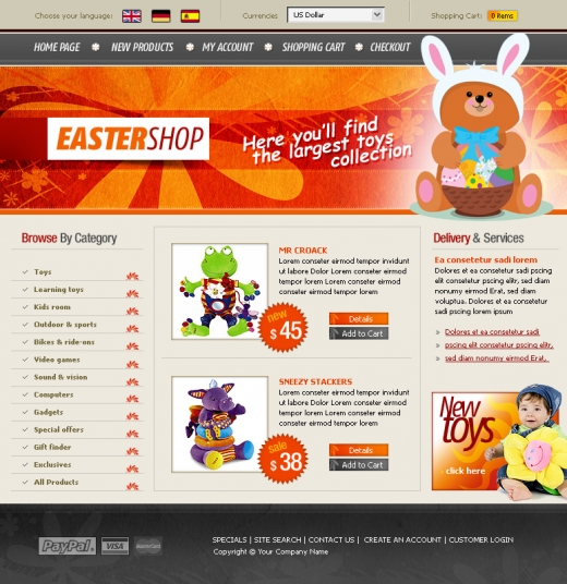 Huge Roundup of Easter 2012 Resources: Tutorials, Templates, Icons, Brushes, etc. 18