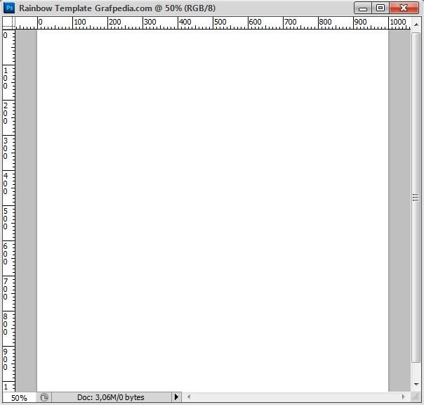 How to design the Rainbow Template with Photoshop - screen 02
