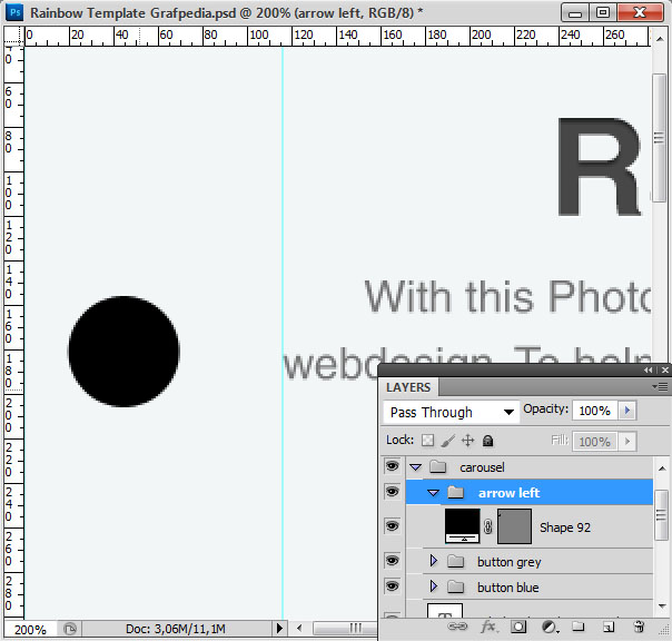 How to design the Rainbow Template with Photoshop - screen 10