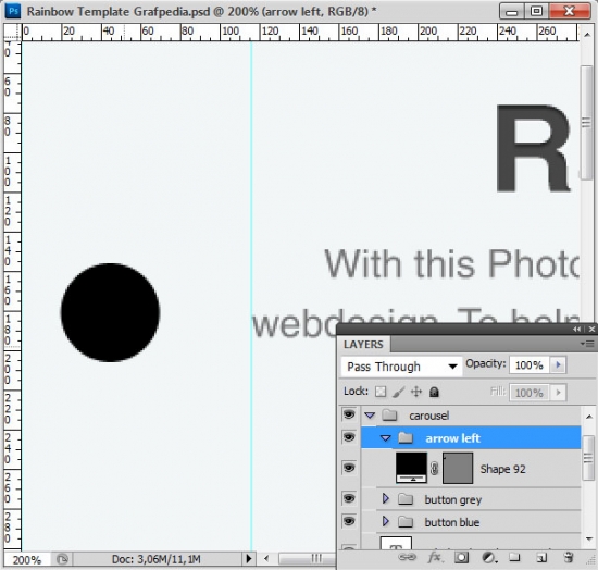 How to design the Rainbow Template with Photoshop - screen 10