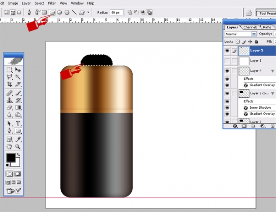 6 Battery Icon black How to Create Battery Icon in Photoshop