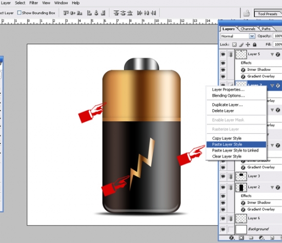 9 Battery Icon power copy How to Create Battery Icon in Photoshop
