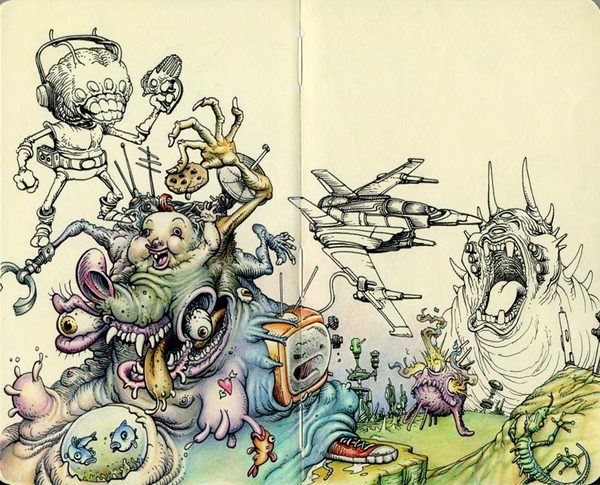 65+ Stunning Examples of Moleskine Art  You won't be Able to Ignore 41