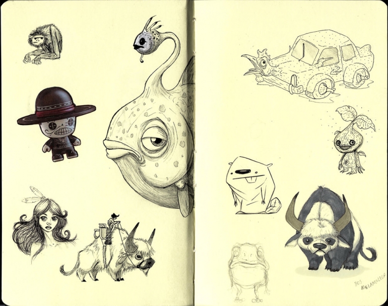 65+ Stunning Examples of Moleskine Art  You won't be Able to Ignore 26
