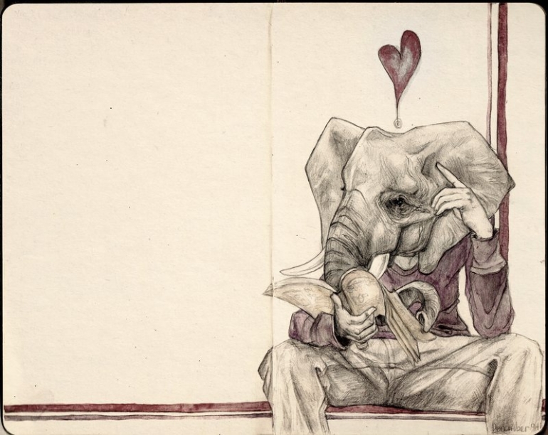 65+ Stunning Examples of Moleskine Art  You won't be Able to Ignore 14