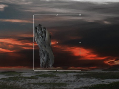 3 paste 500x374 Design Surreal Concept Manipulation with Alien Structures in Photoshop