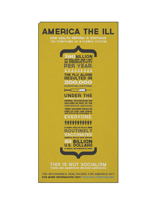 healthcare typography infographics