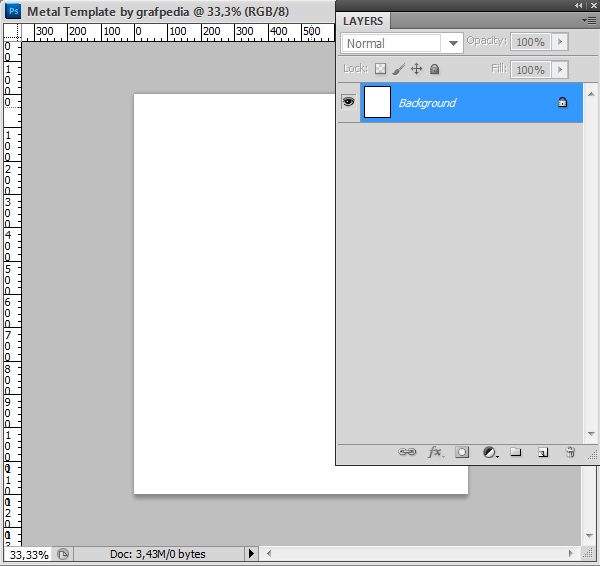 How to design the Metal Template using Photoshop CS5 3