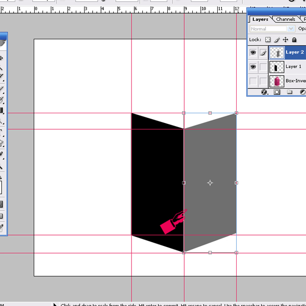 4 packaging Box shape one How to Create Packaging Box in Photoshop