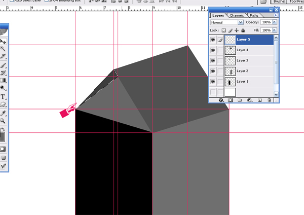 8 packaging Box shape five How to Create Packaging Box in Photoshop