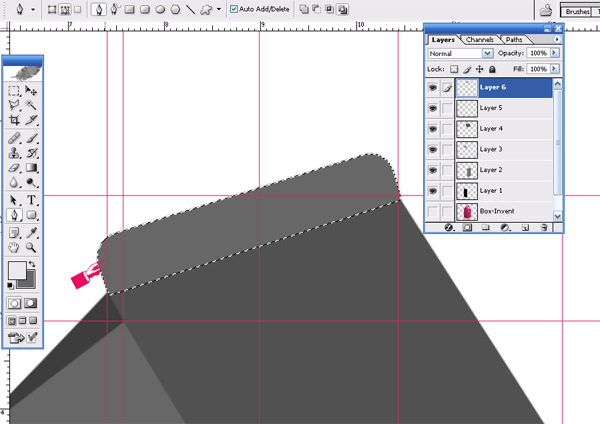 9 packaging Box shape six How to Create Packaging Box in Photoshop