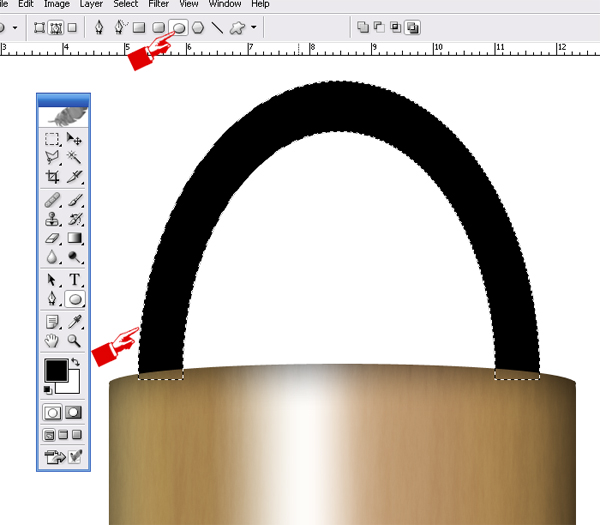 How to Create Lock Icon in  Layout