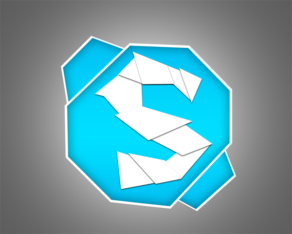 How To make Shattered Skype Icon in Photoshop 1