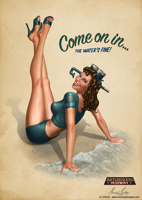 pin up typography