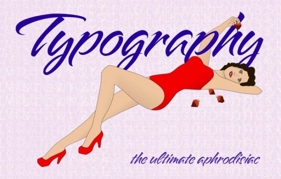 pin up typography