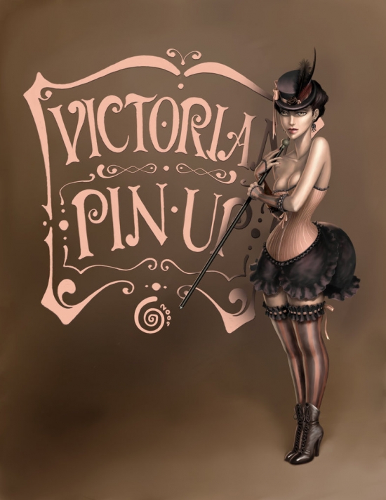 pin up typography
