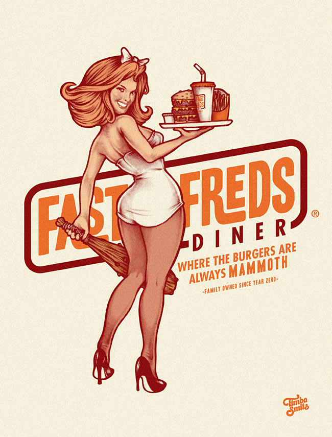 50 Mind-Blowing Artworks Where PinUp Art Meets Typography 3