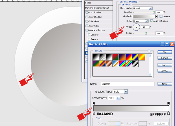 5 Media Button shape angle How to Create Media Player Button in Photoshop