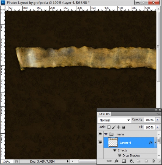 Design the Pirates Layout using Photoshop